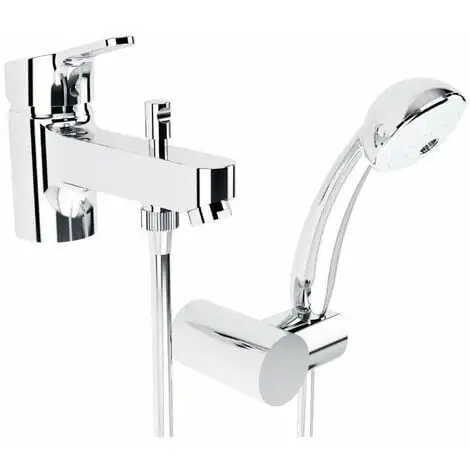 Porcher - Mitigeur Bain-douche Olyos C2 Monotrou Avec Ensemble Douche 1 Jet Chromé 1 Porcher - Mitigeur Bain-douche Olyos C2 Monotrou Avec Ensemble Douche 1 Jet Chromé