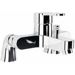 Porcher - Mitigeur De Bain-douche Olyos Avec Colonne Sans Ensemble Douche Chromé