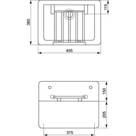 Porcher Poste D'eau 46 X 38 Cm Avec Grille Porte Seau, Blanc (S593901) 2 Porcher Poste D'eau 46 X 38 Cm Avec Grille Porte Seau, Blanc (S593901) – Image 2