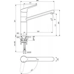 PORCHER Mitigeur Dévier "médium" Okyris C3 -France PORCHER Soldes 2022 24386640 2