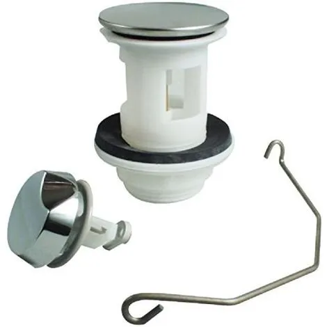 PORCHER Vidage à Rotation Bonde Plastique Chromé 1 PORCHER Vidage à Rotation Bonde Plastique Chromé