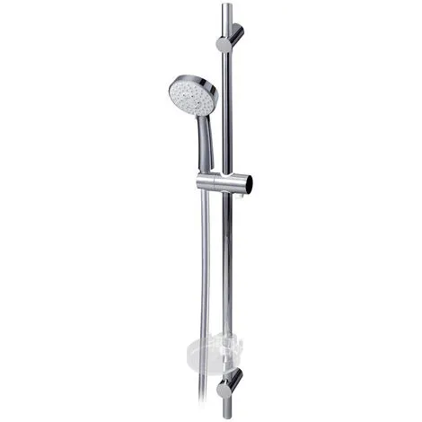 Porcher Barre De Douche Aqua 60 Cm, Douchette 3 Jets, Chromé (D6046AA) 1 Porcher Barre De Douche Aqua 60 Cm, Douchette 3 Jets, Chromé (D6046AA)
