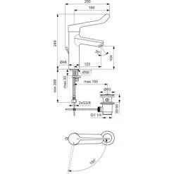 Mitigeur Lavabo Okyris Pro Grande Porcher - Poignée Rallongée - Sans Tirette Ni Vidage Chrome 3 Mitigeur Lavabo Okyris Pro Grande Porcher - Poignée Rallongée - Sans Tirette Ni Vidage Chrome -France PORCHER Soldes 2022 33299489 2