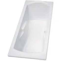 PORCHER Baignoire Droite Ulysse 2 Acrylique, 160 X 75