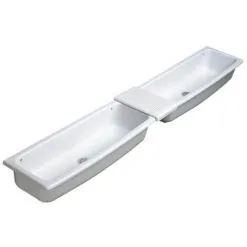 PORCHER Lavabo Auge 95X33 Blanc