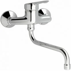 PORCHER Mitigeur Lavabo Mural OKYRIS 2 CLINIC Bec Tube