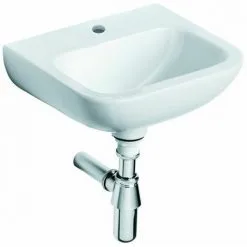 PORCHER Lave Mains MATURA 2 - Sans Trop Plein - 31x37 Cm - Blanc