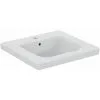 PORCHER Lavabo-plan SANIS Accessible Aux PMR - 60 X 55,5 Cm - Blanc