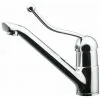 PORCHER Mitigeur Lavabo OKYRIS 2 CLINIC, Bec Orientable, Manette Allongée 140 Mm - Chrome