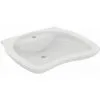 PORCHER Lavabo MATURA Accessible Aux PMR - Sans Trop Plein - 65 X 55 Cm