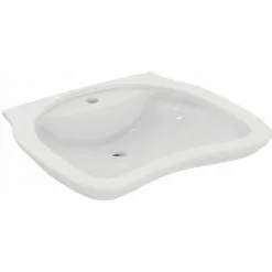 PORCHER Lavabo MATURA Accessible Aux PMR - Sans Trop Plein - 65 X 55 Cm