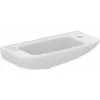 PORCHER Lave Mains ULYSSE - 50 X 24 Cm - 1 Trou Latéral - Blanc