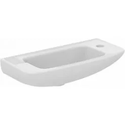 PORCHER Lave Mains ULYSSE - 50 X 24 Cm - 1 Trou Latéral - Blanc