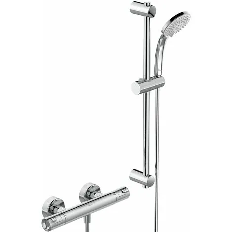 PORCHER Ensemble De Douche Thermostatique OKYRIS - 600 Mm 1 PORCHER Ensemble De Douche Thermostatique OKYRIS - 600 Mm