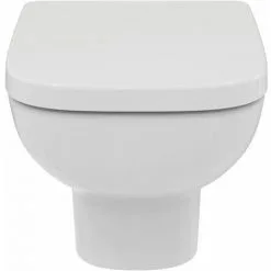 PORCHER Pack WC Suspendu OKYRIS Sans Bride RimLS+ Avec Abattant Frein De Chute