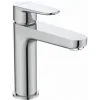 PORCHER Mitigeur Lavabo KHEOPS Ch3, Bec Fixe, 176 Mm, Sans Vidage - Chrome