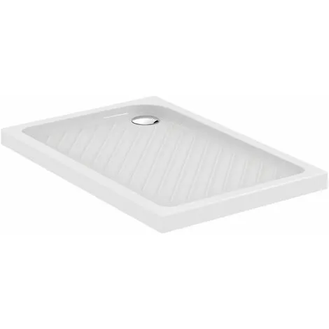 PORCHER Receveur à Poser ULYSSE 100 X 80 Cm - Blanc - Sans Bonde 1 PORCHER Receveur à Poser ULYSSE 100 X 80 Cm - Blanc - Sans Bonde