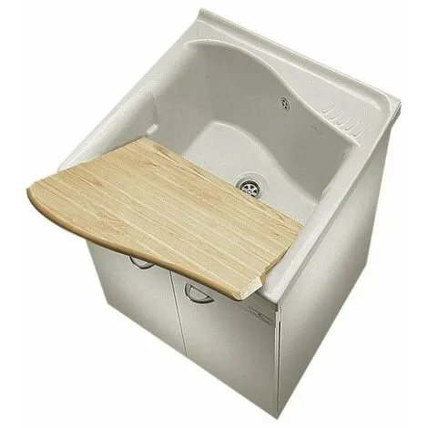 Bac à Laver Lago 61x60 Blanc - Porcher 1 Bac à Laver Lago 61x60 Blanc - Porcher